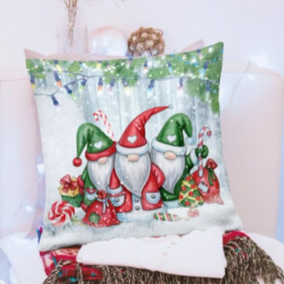 🎄NEW🎄Christmas Cartoon Graphic Cushion Cover - Picture 7 of 8